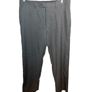 Alfani Flat Front Wool Dress Pants Trousers Men's 34W x 30L Work Career